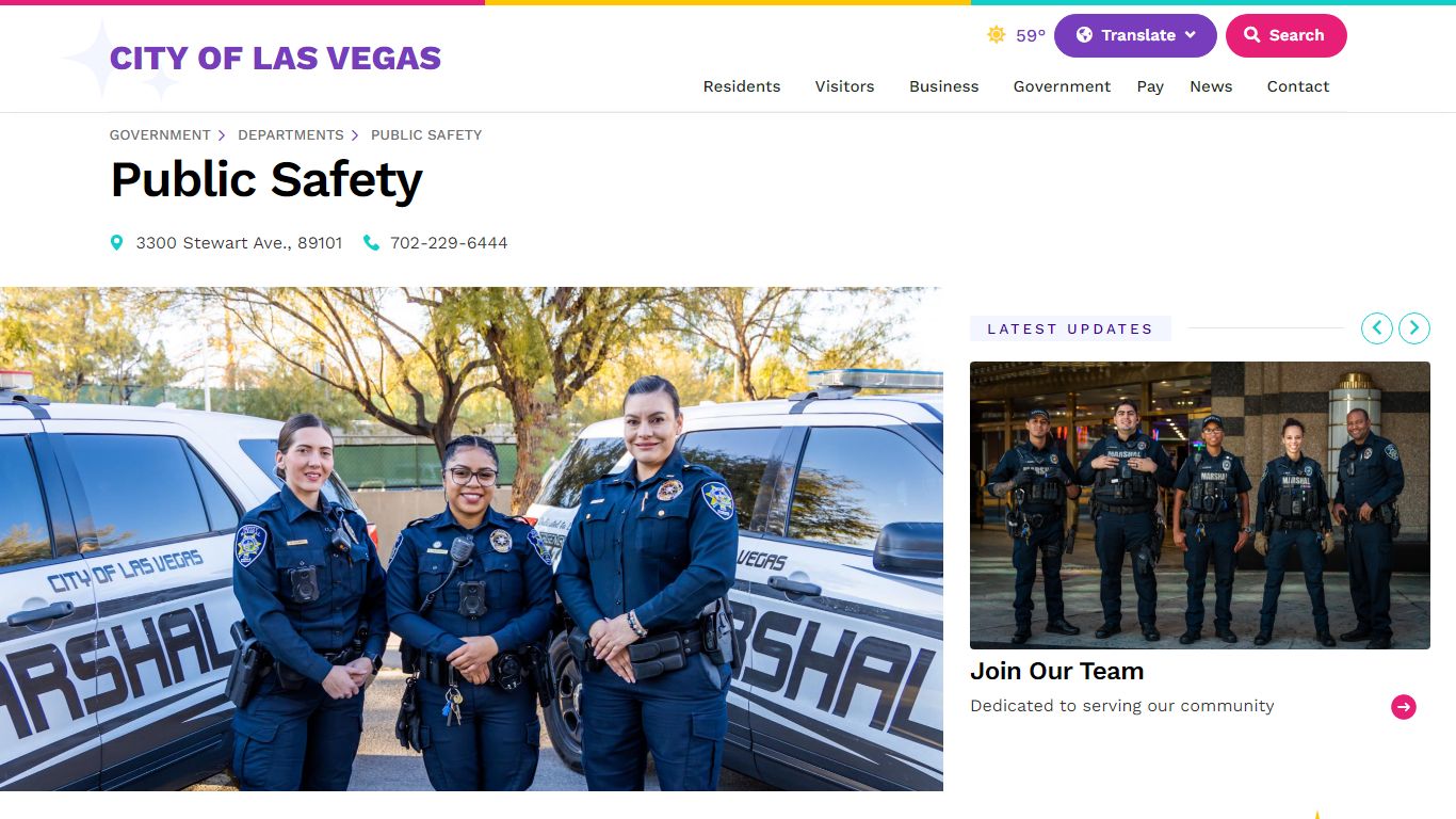 Public Safety - Las Vegas Nevada